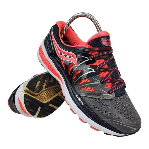 SAUCONY Shoes HURRICANE ISO 2 Womens Size 8.5 Black Running Sneaker S10293-2 - Picture 5 of 12